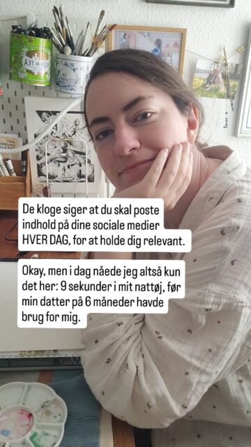 Den er benhård, den der algoritme. Og jeg kan godt mærke det er svært at jonglere SoMe, bestillingsarbejder med dyreportrætter, og min dejlige datter. Heldigvis ved jeg godt hvad der er vigtigst ❤️.